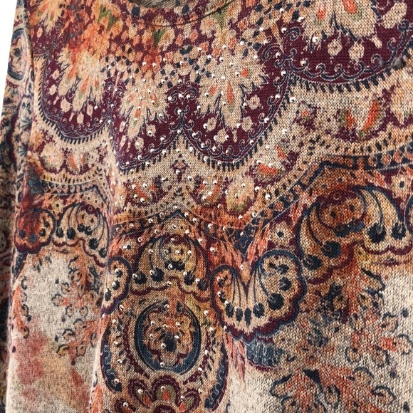 One World Extra Soft Knit Top Size M - Picture 3 of 15